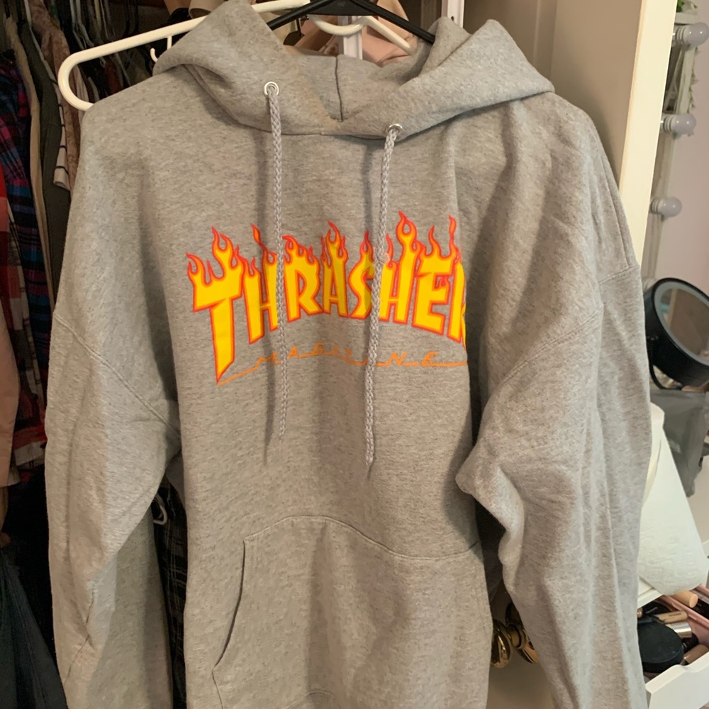 Gray Thrasher Hoodie